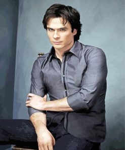 Damon Salvatore Ian Somerhalder Diamond Painting