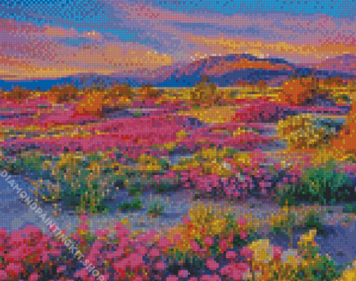 Desert Flowers Diamond Painting