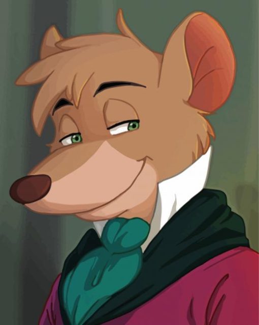 Disney Basil Great Mouse Detective Diamond Painting