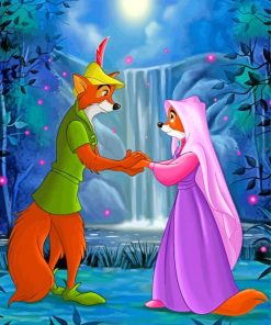 Disney Lady Marian And Robin Hood Diamond Painting