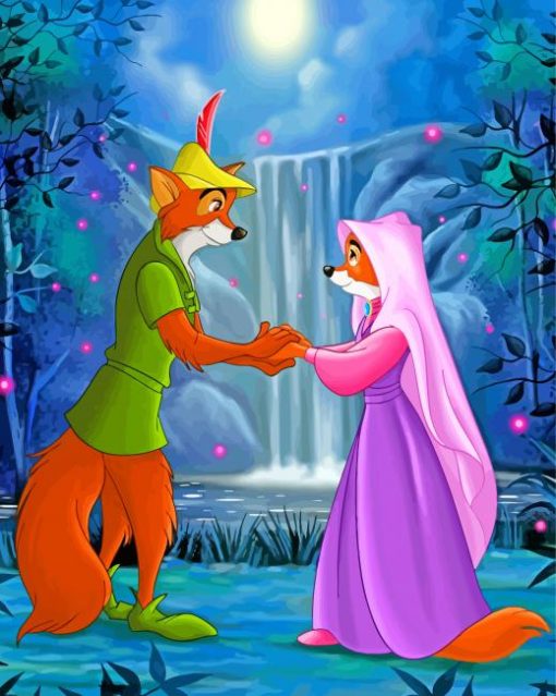 Disney Lady Marian And Robin Hood Diamond Painting