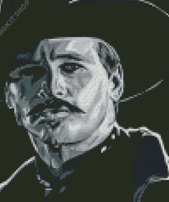 Doc Holliday In Black And White Diamond Painting