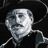 Doc Holliday In Black And White Diamond Painting