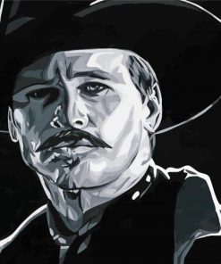 Doc Holliday In Black And White Diamond Painting