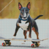 Dog Skateboard Diamond Painting