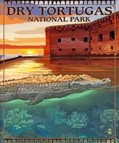 Dry Tortugas National Park Florida Poster Diamond Painting