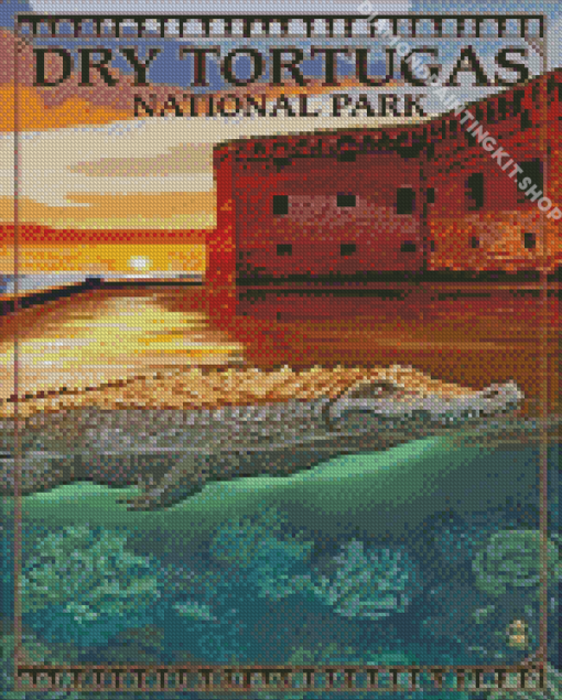 Dry Tortugas National Park Florida Poster Diamond Painting