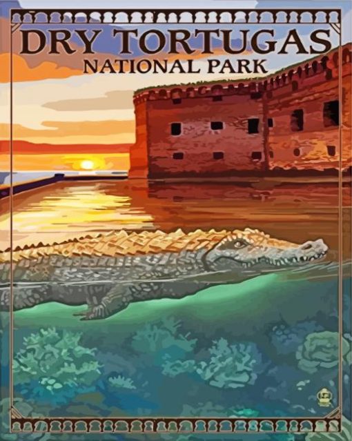 Dry Tortugas National Park Florida Poster Diamond Painting