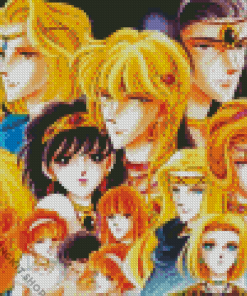 Egypt Manga Anime Characters Diamond Painting