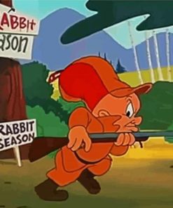 Elmer Fudd Character Diamond Painting