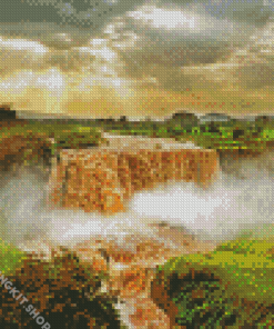 Ethiopia Blue Nile Falls Diamond Painting