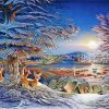 Evening On The Ice By Terry Redlin Diamond Painting