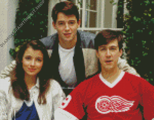 Ferris Buellers Day Off Characters Diamond Painting