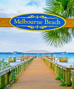 Florida Melbourne Beach Diamond Painting