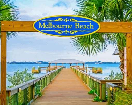 Florida Melbourne Beach Diamond Painting