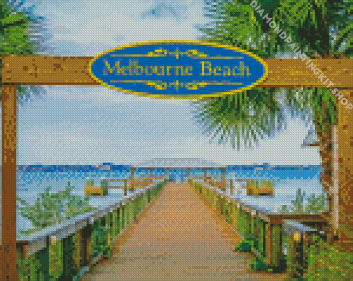 Florida Melbourne Beach Diamond Painting