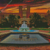 Florida State University At Sunset Diamond Painting