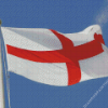 Flying St Georges Flag Diamond Painting