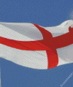 Flying St Georges Flag Diamond Painting