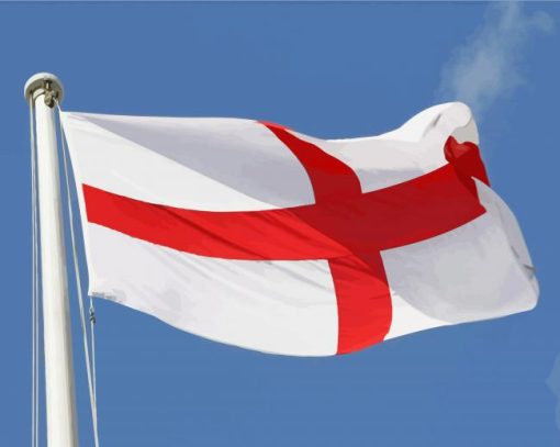 Flying St Georges Flag Diamond Painting