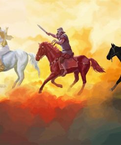 Four Horsemen Of The Apocalypse Diamond Painting