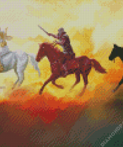 Four Horsemen Of The Apocalypse Diamond Painting