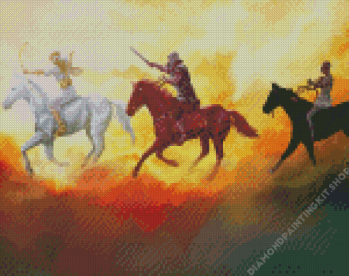 Four Horsemen Of The Apocalypse Diamond Painting