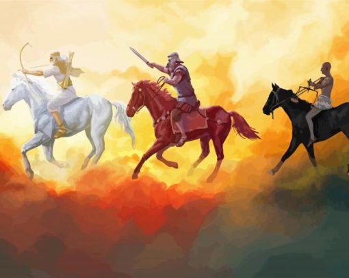 Four Horsemen Of The Apocalypse Diamond Painting