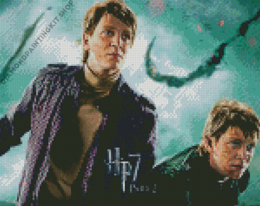 Fred Et George Weasley Poster Diamond Painting