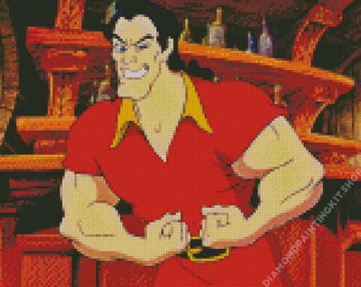 Gaston Beauty And The Beast Diamond Painting