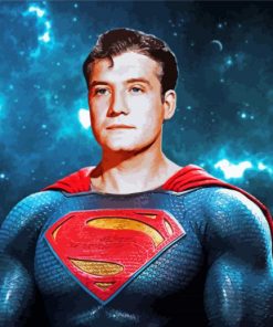 George Reeves Superman Character Diamond Painting