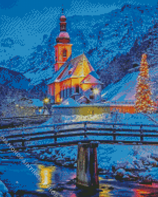 German Bavaria In Winter Diamond Painting