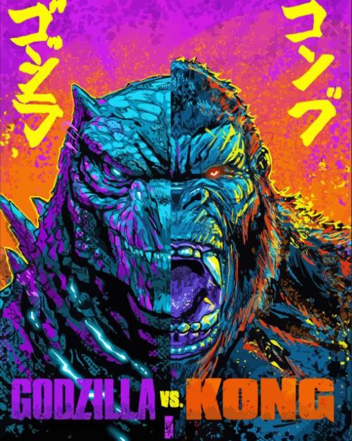 Godzilla Vs Kong Diamond Painting