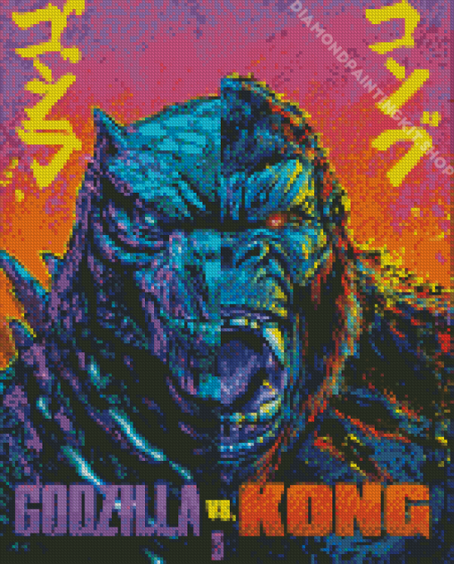 Godzilla Vs Kong Diamond Painting