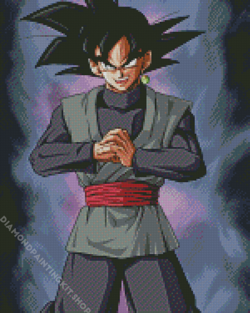 Goku Black Character Diamond Painting