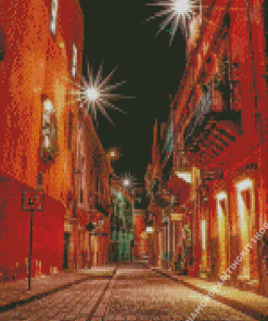 Guanajuato Mexico At Night Diamond Painting