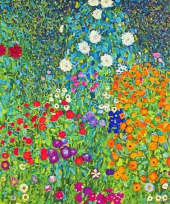 Gustav Klimt Country Garden With Sunflowers Diamond Painting