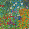 Gustav Klimt Country Garden With Sunflowers Diamond Painting