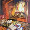 Hearth Fireplace Art Diamond Painting