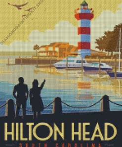 Hilton Head SC Poster Diamond Painting