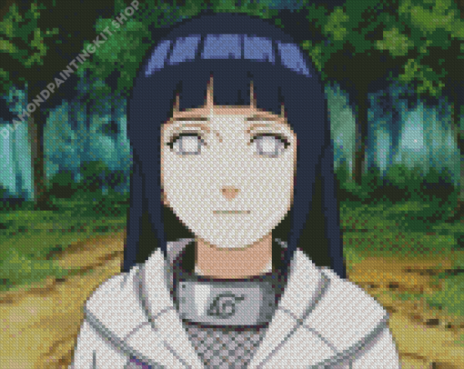 Hinata Hyuga Diamond Painting