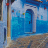 House With Blue Door Morocco Diamond Painting