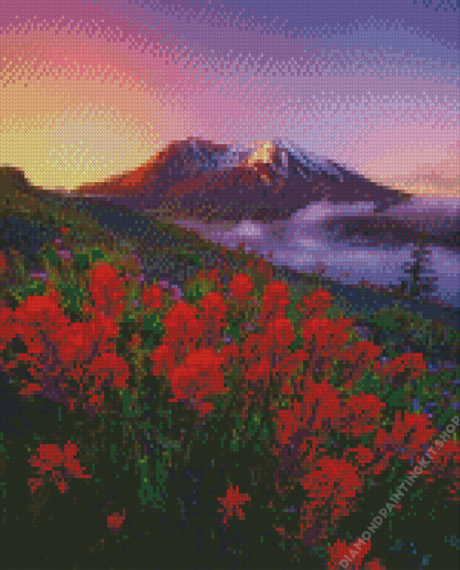 Indian Sunrise Landscapes Diamond Painting