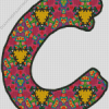 Individual Letter C Diamond Painting