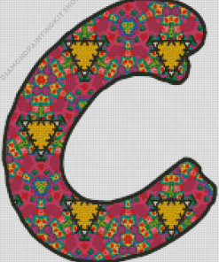 Individual Letter C Diamond Painting