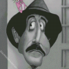 Inspector Clouseau Caricature Diamond Painting