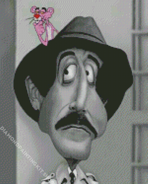 Inspector Clouseau Caricature Diamond Painting