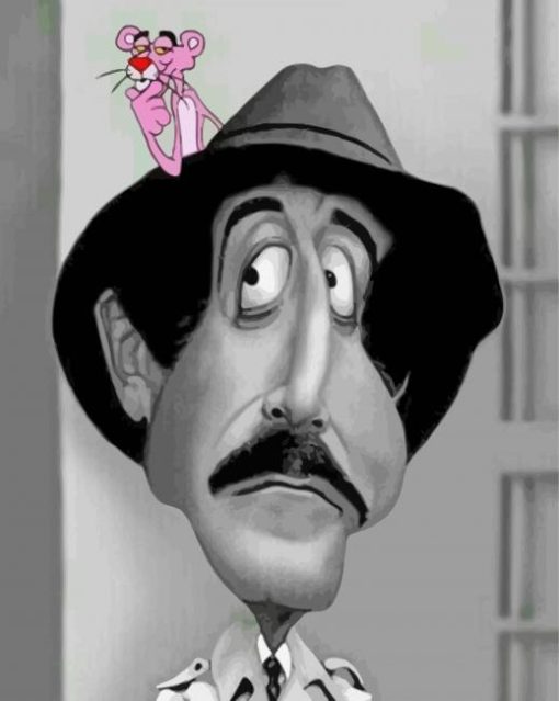 Inspector Clouseau Caricature Diamond Painting