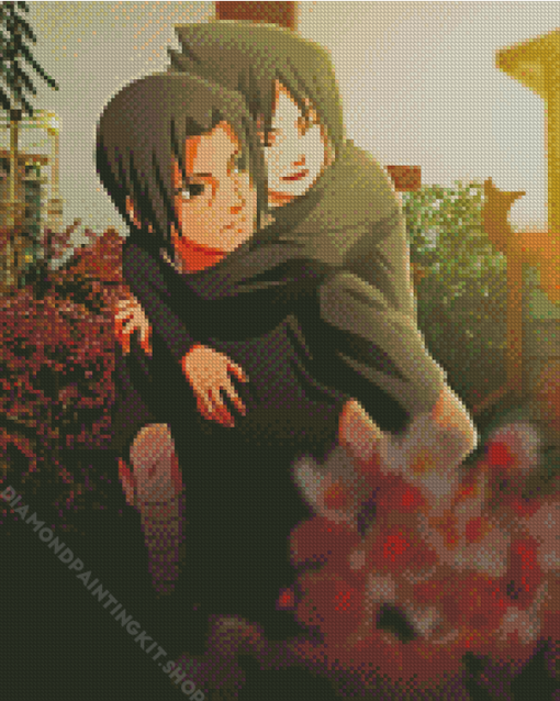 Itachi And Sasuke Anime Diamond Painting