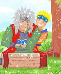 Jiraiya And Naruto Uzumaki Diamond Painting